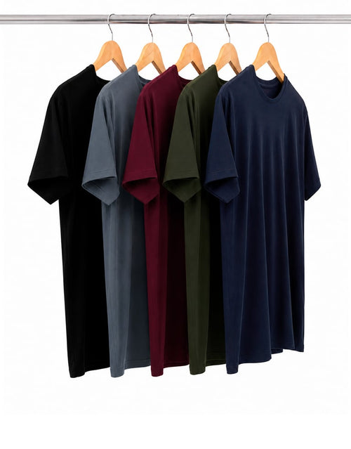 Kit 5 Camisetas Tech Modal Masculinas